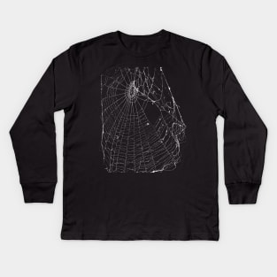 Spider Web Kids Long Sleeve T-Shirt